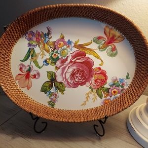 MacKenzie-Childs floral tray